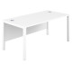 Olton Goal Post 600mm Deep Straight Desk 